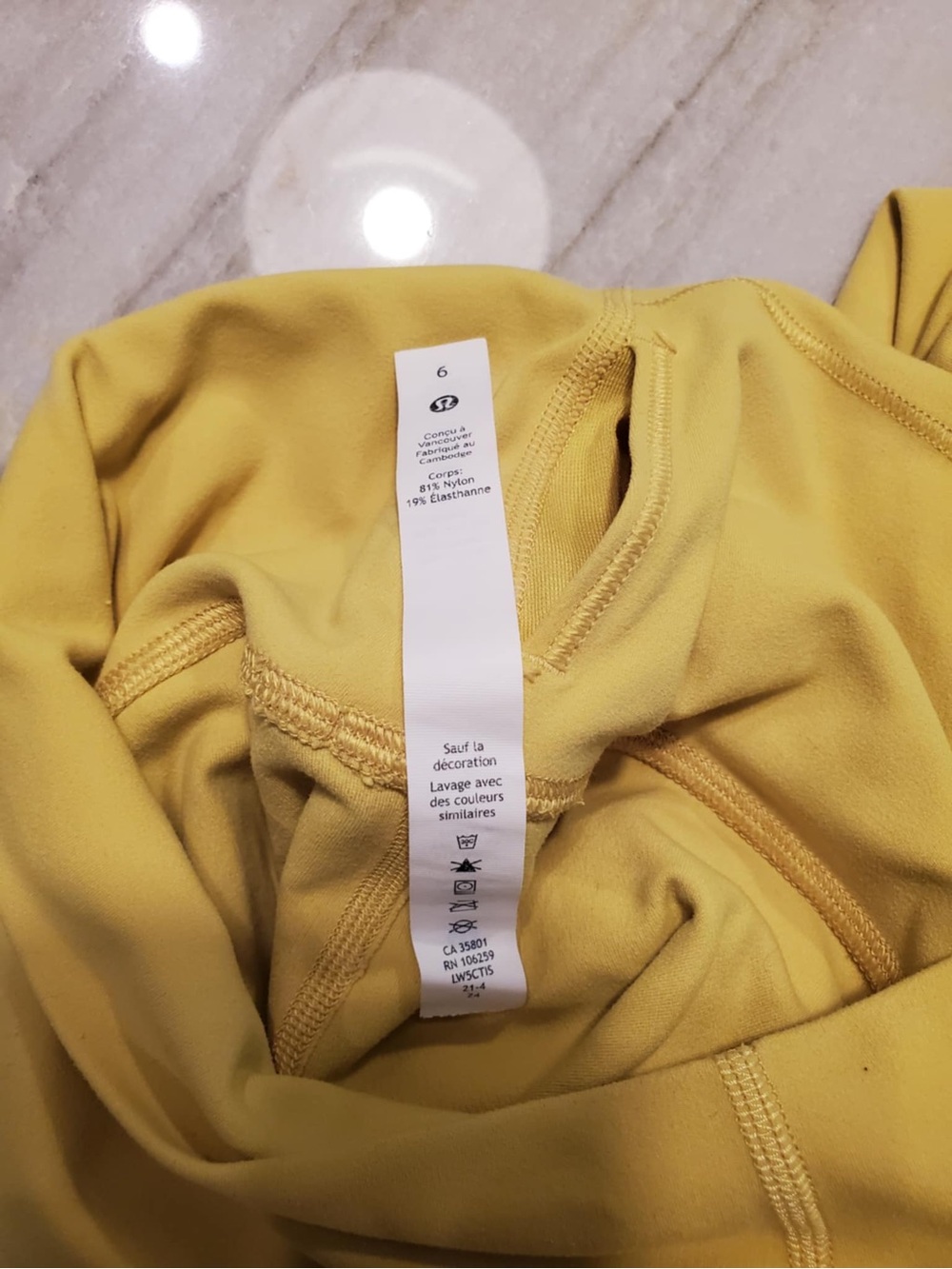 Lululemon Align High Rise 28” Leggings Soliel Size 6 - Picture 7 of 9